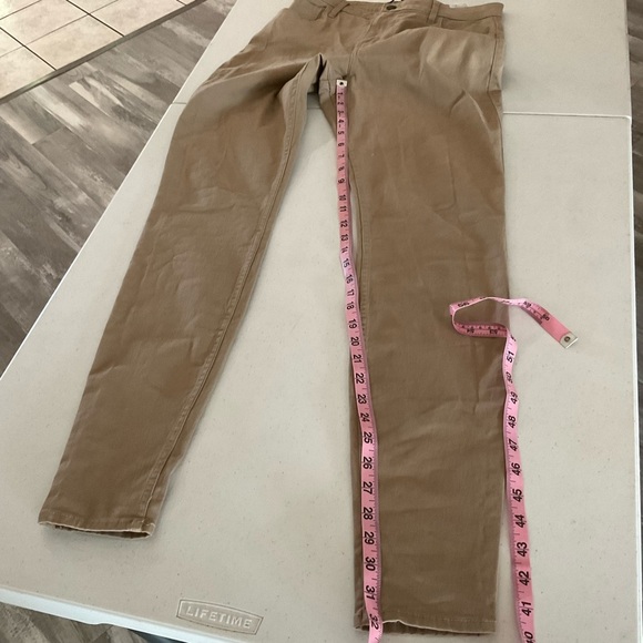 Hollister Jeans High-Rise Super Skinny Khaki Pants Classic Stretch Wmns Size 7L - Picture 8 of 11